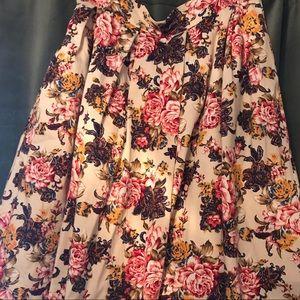 ModCloth floral skirt